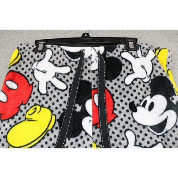 Women's Disney Mickey Mouse Fluffy Pajama Pants-Size Large-100% Polyester - Picture 3 of 7